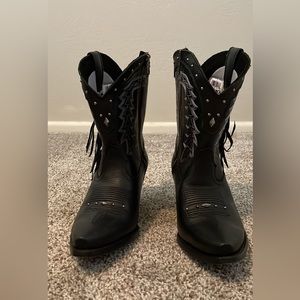 Durango Black Cowgirl Boots Sz 7